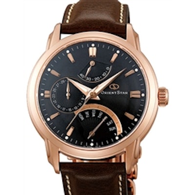 Orient Star Retrograde Day Watch with Date, Power Reserve, Sapphire Crystal #DE0