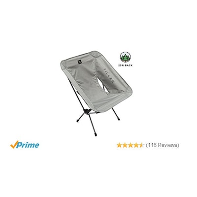 Amazon.com : Tillak Sitka Camp Chair - An Ultralight, Portable, Compact Folding/