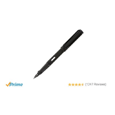 Amazon.com : Lamy Safari Fountain Pen - Charcoal - Fine : Office Products