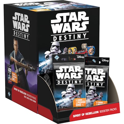 Star Wars: Desting - Spirit of Rebellion Booster Pack Box