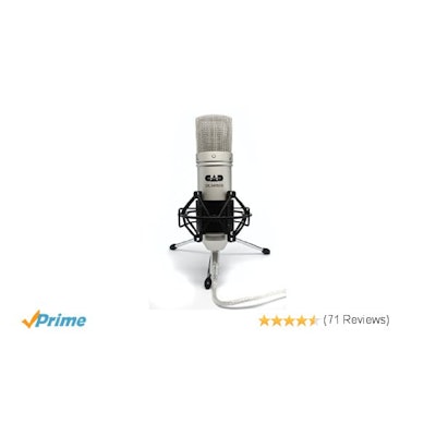 Amazon.com: CAD GXL2400 USB Microphone for Recording Podcast and Gaming with Sho
