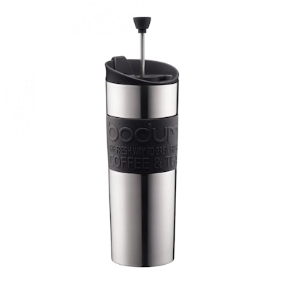 Bodum Travel Tea and Coffee Press, Stainless Steel Insulated Travel 