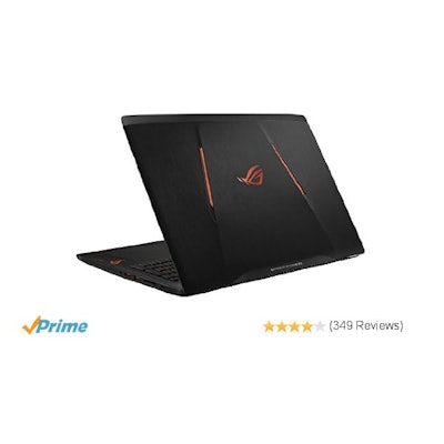 ASUS ROG STRIX 15.6-inch G-SYNC VR Ready Core i7 2.6GHz Thin and Lig