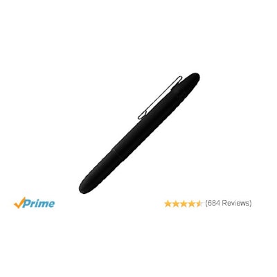 Amazon.com : Fisher Space Pen Bullet Space Pen with Clip - Matte Black, Gift Box