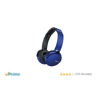 Amazon.com: Sony MDRXB650BT/L Extra Bass Bluetooth Headphones, Blue: Home Audio