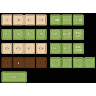 Matcha TKL kit with accents