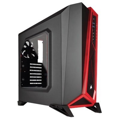
	Carbide Series® SPEC-ALPHA Mid-Tower Gaming Case — Black/Red
