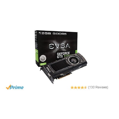 Amazon.com: EVGA GeForce GTX TITAN X 12GB GAMING, Play 4k with Ease Graphics Car