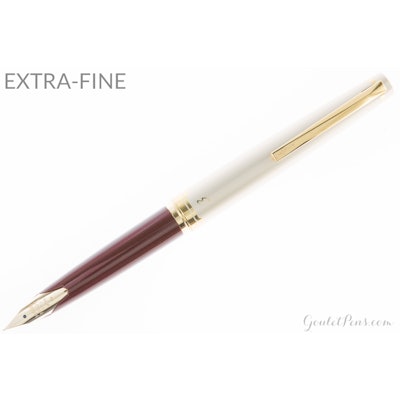 Pilot E95s Fountain Pen - Burgundy/Ivory, Extra-Fine