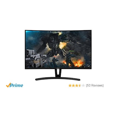 Amazon.com: Acer Gaming Monitor 27” Curved ED273 Abidpx 1920 x 1080 144Hz Refres