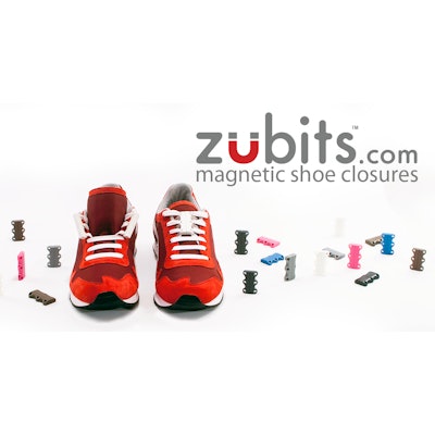 Zubits magnetic shoe closures - Never tie laces again!