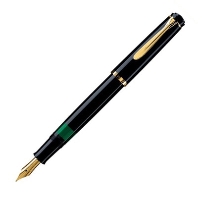 Pelikan Tradition M200 Piston Fill Fountain Pen, Black, Fine Nib | Jet.com