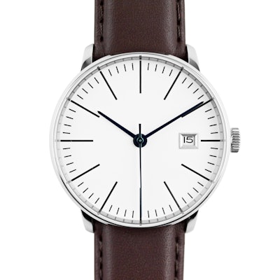 Kent Wang Bauhaus Watch v4 White
