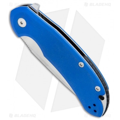Steel Will Knives Cutjack Urban Flipper Knife Blue G-10 (3.5" Satin) C22-2BL - B