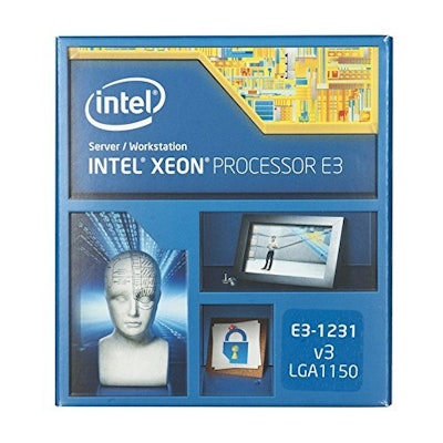 Intel Xeon Processor E3-1231 v3 (4 core, 8 thread, 3.4GHz, LGA1150)