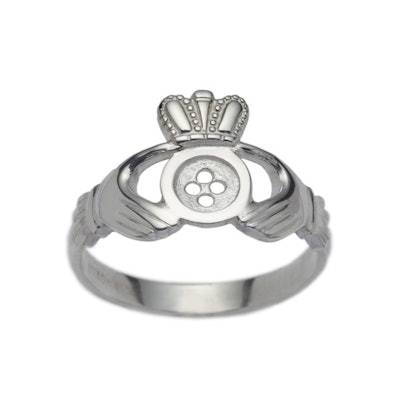 Traditional Irish Button Claddagh style ring – Button & Co.