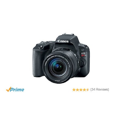 Amazon.com : Canon EOS Rebel SL2 DSLR Camera with EF-S 18-55mm STM Lens - WiFi E