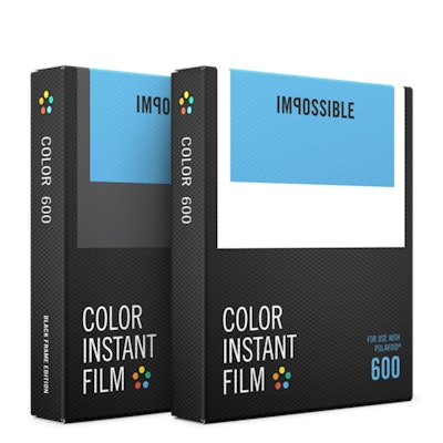 Impossible Color Instant Film bundle for 600 type Polaroid Cameras