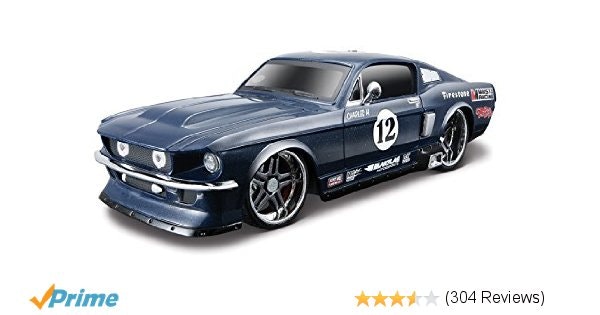Maisto Tech 124 Ford Mustang Gt 1967 Gray Rc 81061rtr Gry