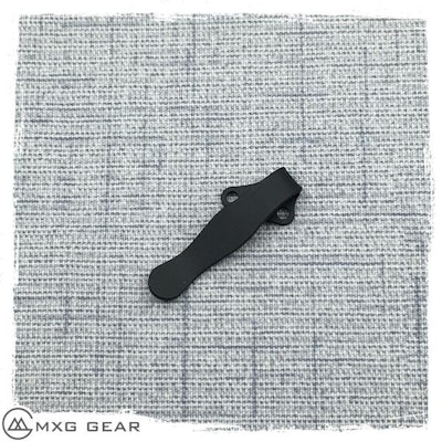 Custom Made Titanium Deep Carry Pocket Clip For Spyderco Southard – MXG Gear