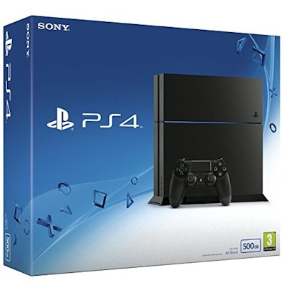 Sony PlayStation 4 Console 500 GB Edition Jet Black: Amazon.co.uk: PC & Video Ga