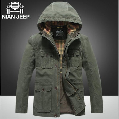 Aliexpress.com : Buy Nian AFS Jeep Black/Army Green/Khaki Men's 100% Cotton Slim