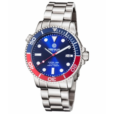 MASTER 1000 AUTOMATIC  DIVER BLUE/RED BEZEL -BLUE DIAL - MASTER 1000 COLLECTION