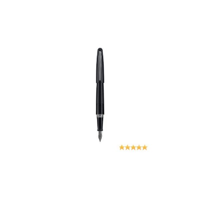 Pilot Metropolitan Fine Writing Fountain Pen, Black Barrel, Dots Design, Medium 