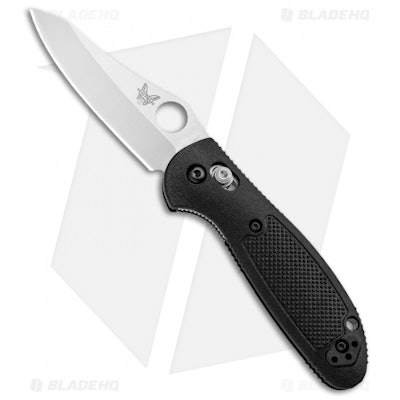 Benchmade Mini Griptilian - Folding knife Knife | Black + Satin S30V