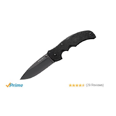 Amazon.com : Cold Steel Recon 1 Spear Point Plain Edge Knife : Sports & Outdoors
