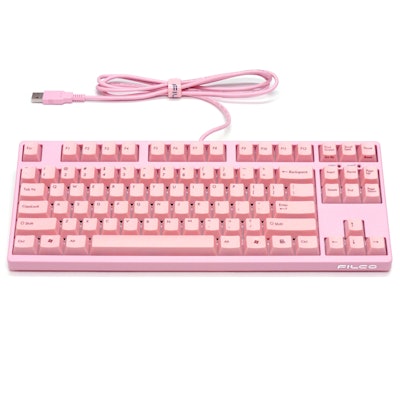 Filco Majestouch 2 Pink TKL Mechanical Keyboard (Brown Cherry MX)