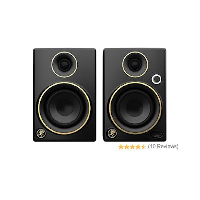 Amazon.com: Mackie CR3 Limited Edition Gold Trim 3 in. Multimedia Monitors (Pair