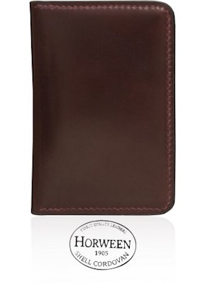 90 Horween Shell Cordovan & French Chèvre Combo Bifold Wallet – Chester Mox