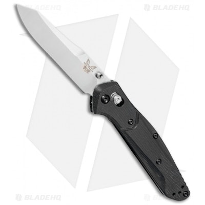 Benchmade 940S-2 Osborne AXIS Lock Knife Black G-10 (3.4" Satin Serr) 940S-2 - B