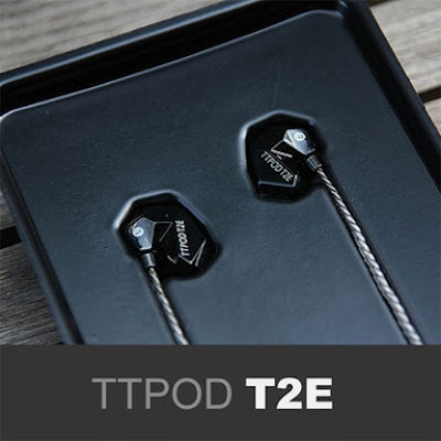 TTPOD T2E Triple-Driver Hybrid 2 Balanced Armature + Dynamic Hi-End HiFi In-Ear 