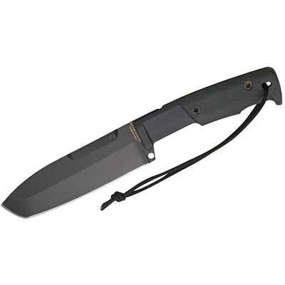 Extrema Ratio Selvan Fixed 6.1" Black N690 Plain Tanto Blade with Survival Kit, 