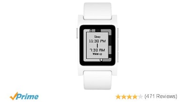 Amazon.com: Pebble 2 + Heart Rate Smart Watch- White/White: Amazon Launchpad