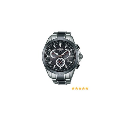 Amazon.com: Seiko Mens ASTRON GPS Titanium Solar Dual Time Watch, SSE041: Clothi