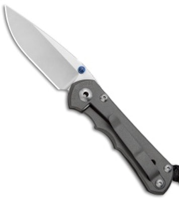 Chris Reeve Knives Small Inkosi Left Hand Frame Lock Knife (2.75" Stonewash) CRK