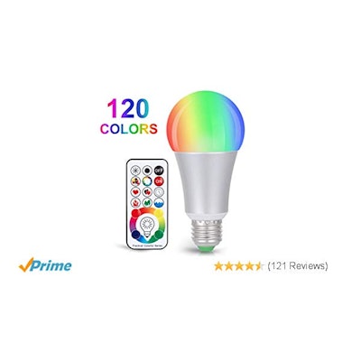 Sunnest 120 Colors RGBW LED Light Bulb