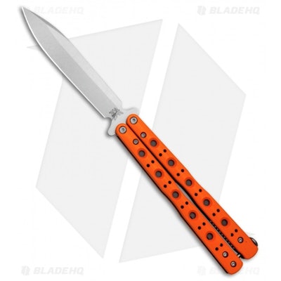 Benchmade 51 - Balisong Morpho Butterfly Knife (Orange) | Blade HQ