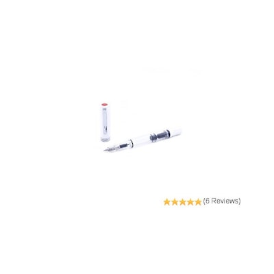 Amazon.com : TWSBI ECO Fountain Pen White F Nib : Office Products