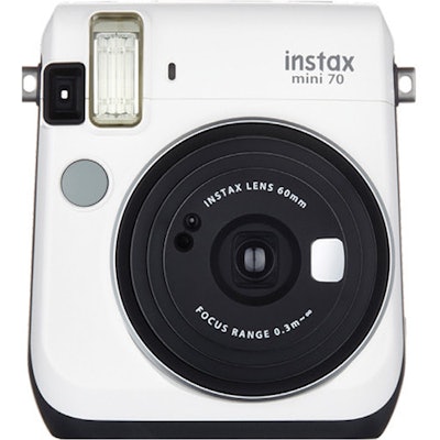 Fujifilm instax mini 70 Instant Film Camera (Moon White)