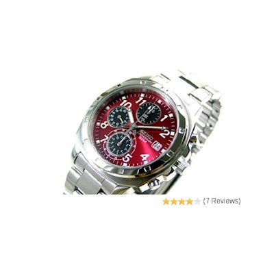 SEIKO Seiko Chronograph Men's Watch SND495 Red
