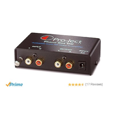 Amazon.com: Pro-Ject Audio - Phono Box MM - MM Phono Pre-amplifier - Black: Elec