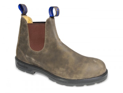 Blundstone Rustic Brown Premium Waterproof Leather Chelsea Boots, Men's Style 58