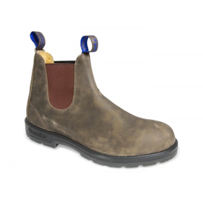 Blundstone Rustic Brown Premium Waterproof Leather Chelsea Boots, Men's Style 58