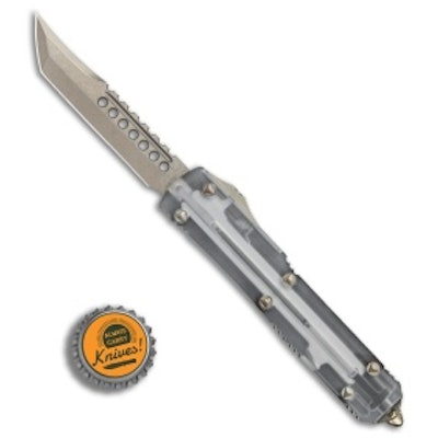 Microtech Ultratech Hellhound Tanto OTF Auto Knife Clear Top CC (Bronze SW)  - B