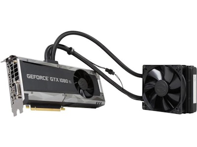 EVGA GeForce GTX 1080 Ti SC2 HYBRID GAMING, 11G-P4-6598-KR, 11GB GDDR5X, HYBRID 