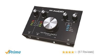 Amazon.com: M-Audio M-Track 2X2M C-Series | 2-in/2-out USB Audio Interface with